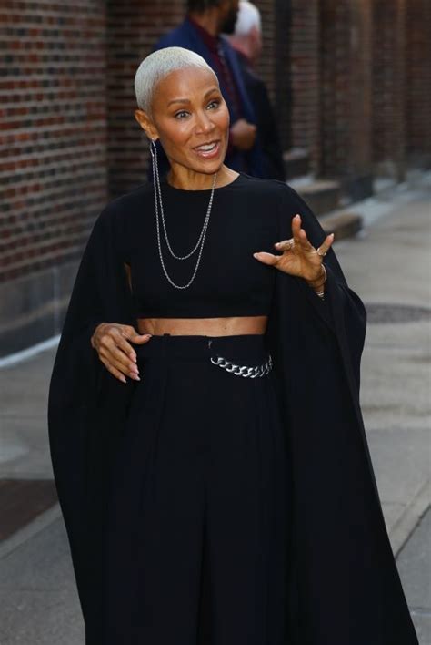 JADA PINKETT SMITH Arrives at Late Show with Stephen Colbert in New ...