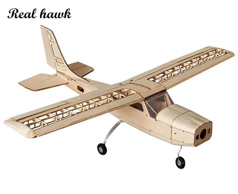 RC Plane Laser Cut Balsa Wood Airplane Kit New Cessna 182 Frame without ...