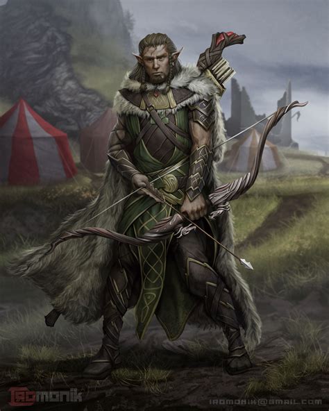 [Art] Wood Elf Druid Character Art : r/DnD