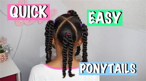 Cute Ponytail Hairstyles For Kids