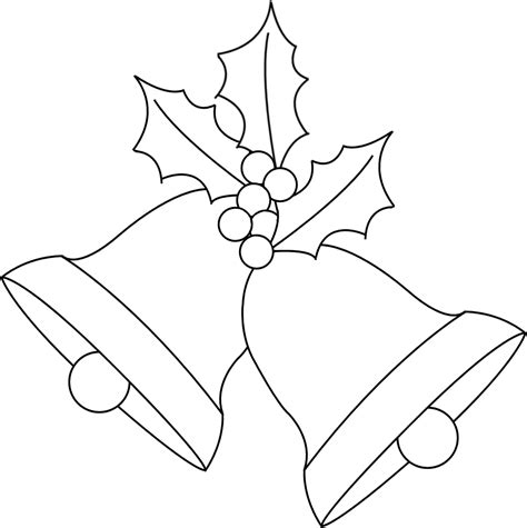 christmas bells clipart black and white 20 free Cliparts | Download ...