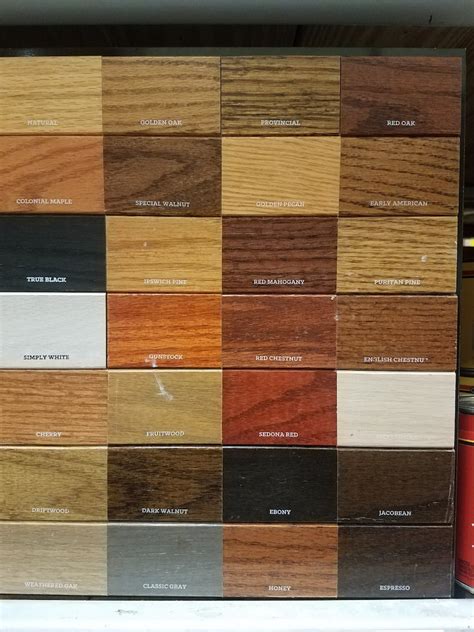 Color and Wood Finish Swatch Samples - Etsy