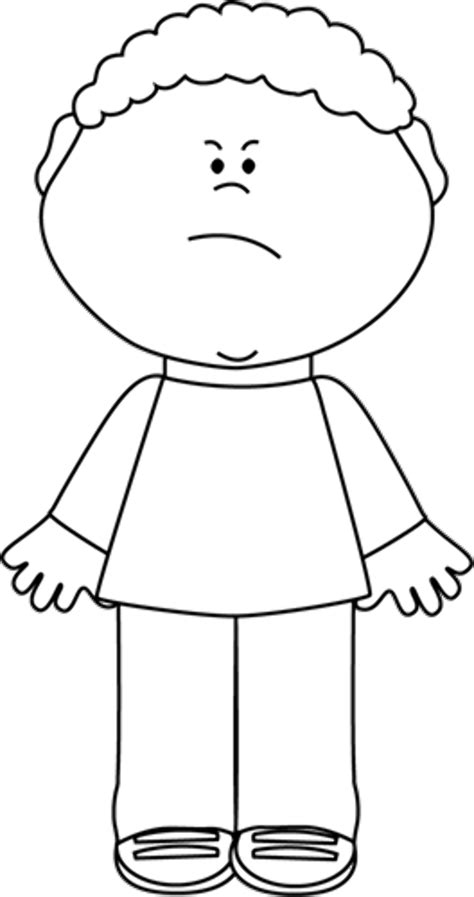 Download High Quality black and white clipart boy Transparent PNG ...