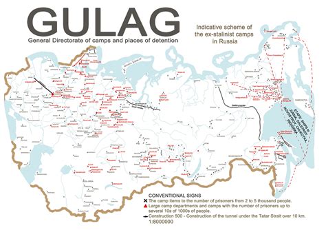 Gulag Archipelago Map