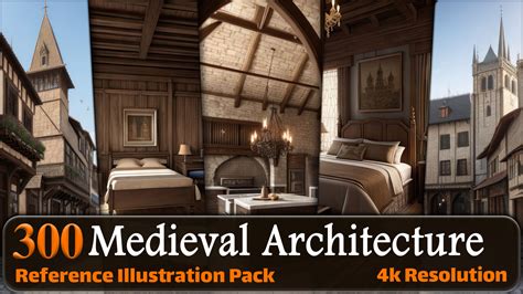 ArtStation - 300 Medieval Architecture | City - Interior - Exterior ...