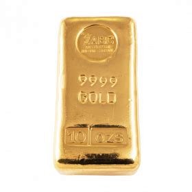 10oz Melbourne Mint Gold Cast Bar - Melbourne Mint