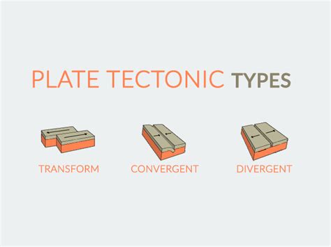 Plate Tectonic Types: Divergent, Convergent and Transform Plates ...