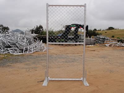 Temporary Fence Gate for Pedestrian and Vehicles