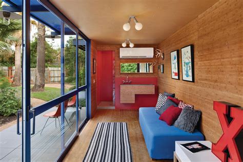 Shipping Container Guest House by Jim Poteet - Architecture & Design