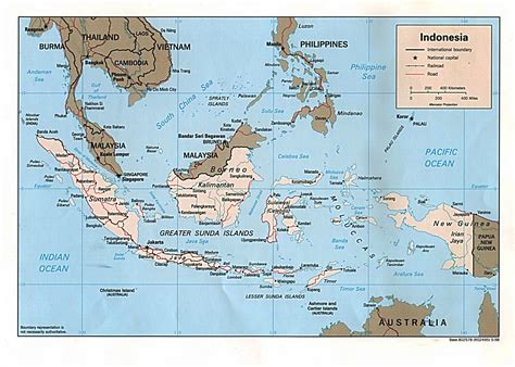 Political Map Of Indonesia - Allene Madelina