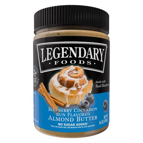 Blueberry Cinnamon Bun Nut Butter | Legendary Foods LLC