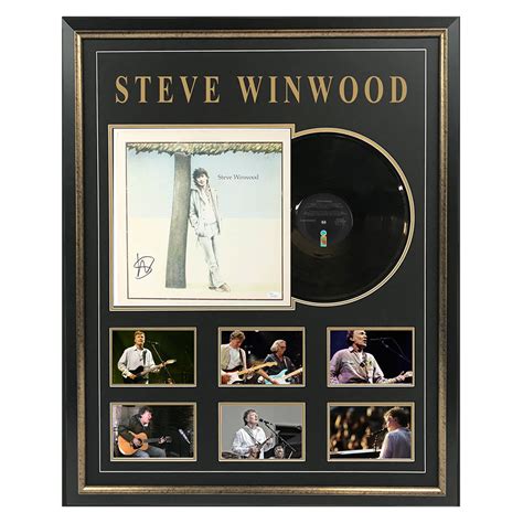 Music - Steve Winwood - Signed & Framed Vinyl Album Cover (JSA COA ...