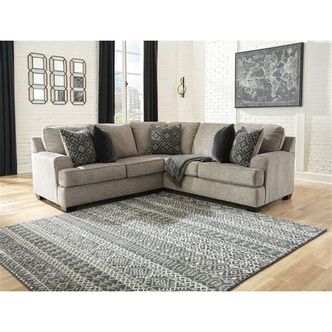 Signature Design by Ashley Bovarian 2-Piece Sectional with Track Arms ...