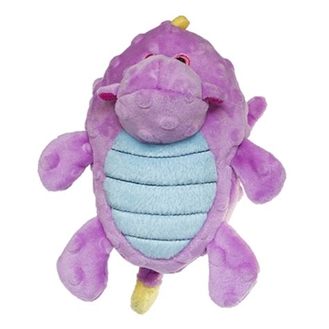 GoDog Dragon Grunter Dog Toy - Violet with Same Day Shipping | BaxterBoo