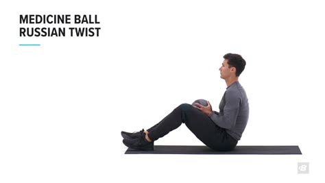 Medicine ball Russian twist | Exercise Videos & Guides | Bodybuilding.com