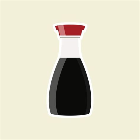 Download Vector soy sauce bottle icon, flat design for free in 2024 ...