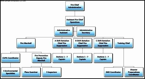 Chain Of Command Fillable Chart