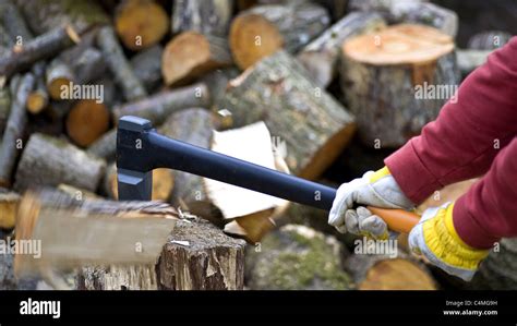 Lumberjack axe hi-res stock photography and images - Alamy