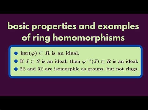 Free Video: Abstract Algebra - Properties and Examples of Ring ...