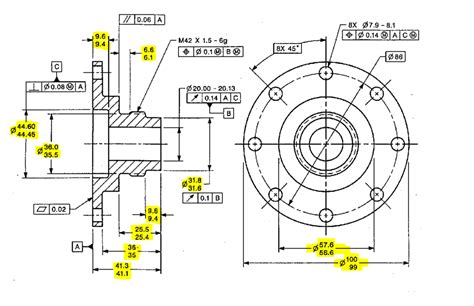 Manufacturing Drawing Examples - Manufacturing Drawings Drawing ...