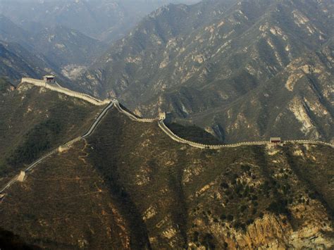 Great Wall of China, China, Aerial view (2)