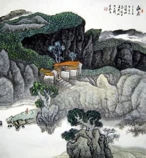 Liu Zhen Li Paintings, Chinese Landscapes Painting Artists Biography ...