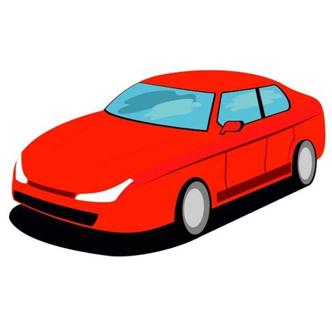 Red car graphics.ai Royalty Free Stock SVG Vector