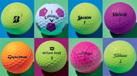 Vibrant covers usher in a whole new colored golf ball game