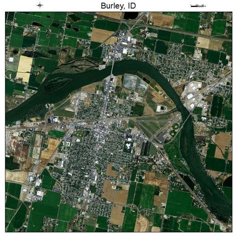 Aerial Photography Map of Burley, ID Idaho