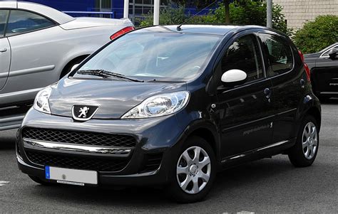 Peugeot 107 technical specifications and fuel economy