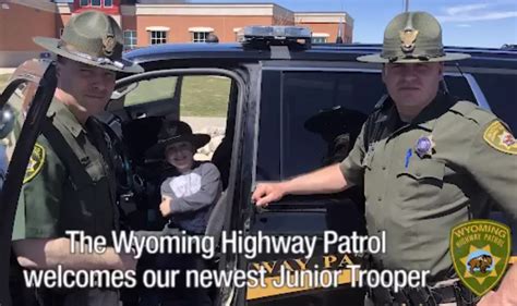 Wyoming Highway Patrol Welcomes Newest Junior Trooper [VIDEO]