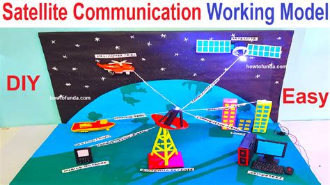 how to make satellite communication working model science project with ...