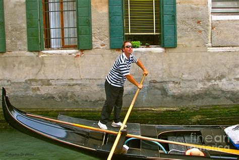 Singing Gondolier -Venice Photograph by Italian Art - Fine Art America