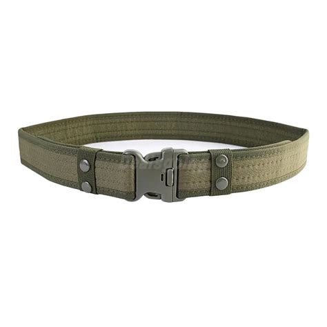 Adjustable Tactical Belts Survival Men Heavy Duty Combat Waistband Army ...