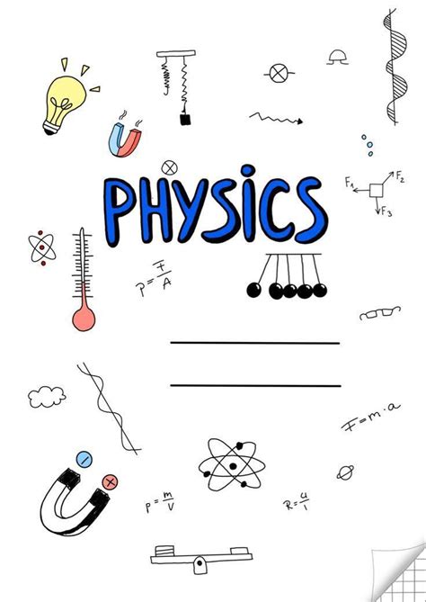 Pin by gracie on binder covers in 2022 | School book covers, Physics ...