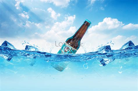 Summer ice beer creative image_picture free download 400296926_lovepik.com