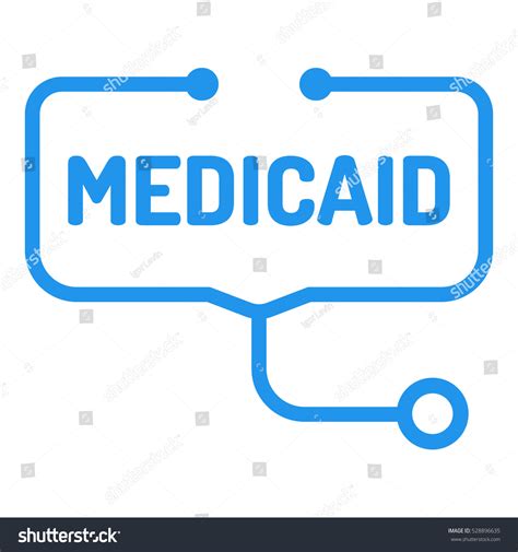 Medicaid Badge Stethoscope Icon Flat Vector Stock Vector (Royalty Free ...