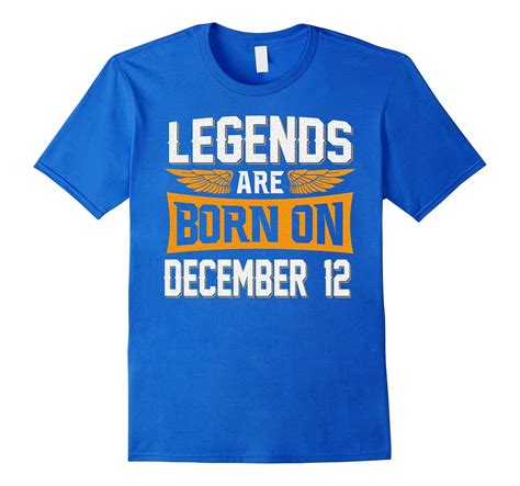 Legends Are Born On December 12 – Birthday T-Shirt-Art – Artvinatee