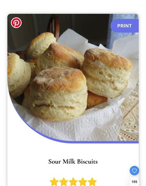 Sour milk biscuits in 2023 | Milk biscuits, Soured milk, Biscuits