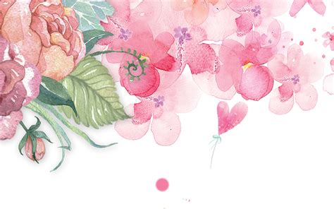 Watercolor Flower Vector PNG