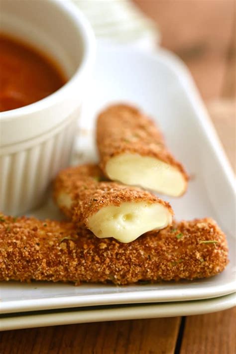 Extra Crispy Baked Mozzarella Sticks | Mighty Mrs | Super Easy Recipes