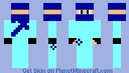 blue ninja Minecraft Skin