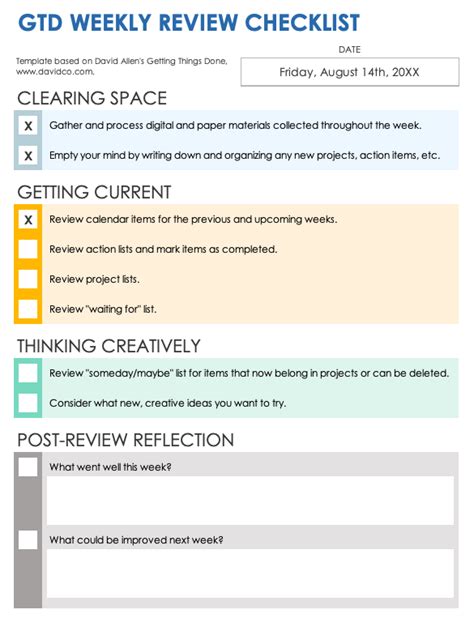 Free Getting Things Done (GTD) Templates | Smartsheet