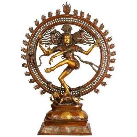 Sri Vignesh Pooja Store Brown Bronze Nataraja Statue at ₹ 20000 in Chennai