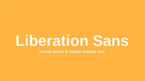 Liberation Sans Font Family : Download Free for Desktop & Webfont