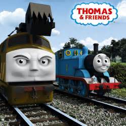 Image - ThomasandDiesel10cgipromo.jpg - Thomas the Tank Engine Wikia