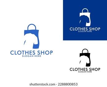 Clothing Store Logo Design Inspiration Cloth Stock Vector (Royalty Free ...