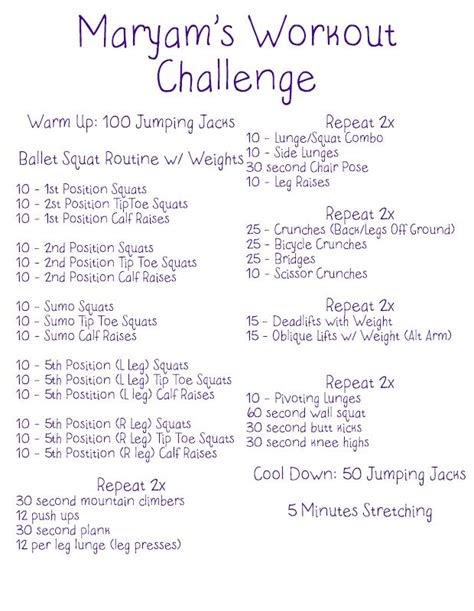 Workout Challenge #fitness #workout http://www.caracaleo.com/workout ...