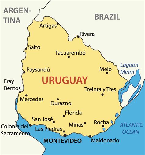 Where is Uruguay located on the map? Uruguay flag meaning - Best Hotels ...