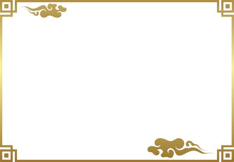 Chinese Luxury Gold Border Frame 15098473 PNG